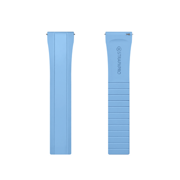 (DT01U) 20mm/22mm Quick Release Universal Cut To Fit FKM Rubber Strap (Flat-Ends)